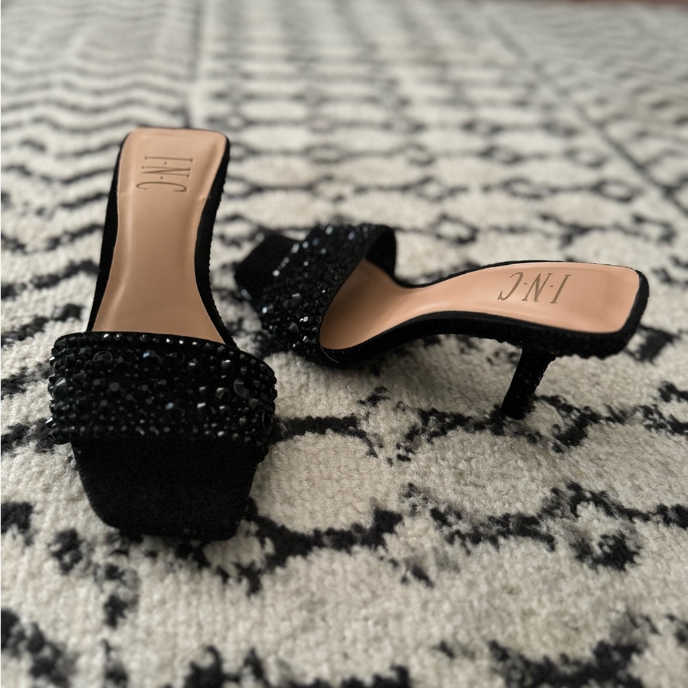 Jeweled Heeled Sandals